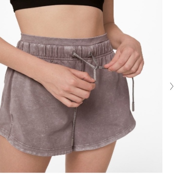 lululemon athletica Pants - Lululemon high rise inner glow short 3” wash